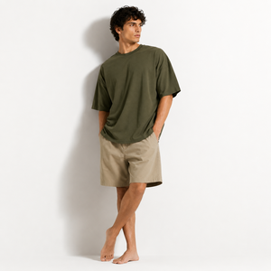 Camiseta extragrande para hombre con diseño espacioso, material suave al tacto y comodidad transpirable que crea un look informal sin esfuerzo. - Product Image 5