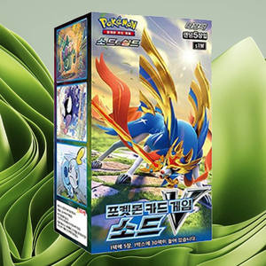 Boîte de boosters Pokémon Sword v Édition Coréenne, jeu de cartes à collectionner d'anime, collection de cartes Pokémon populaires à collectionner, approvisionnement en gros - Product Image 1