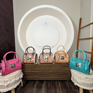 Sac de voyage de luxe en cuir de vachette fait main, style personnalisé, haute qualité, pour femme, sac à bandoulière, sac de sport, best-seller - Product Image 5