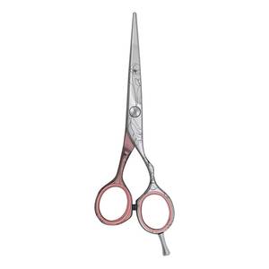Ciseaux de coiffure professionnels en acier inoxydable, lame tranchante, pour droitiers, manche rose, ciseaux de coupe de cheveux - Product Image 6