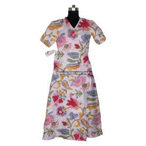 เสื้อคลุมอาบน้ำผ้าฝ้ายพิมพ์ลาย - Product Image 1