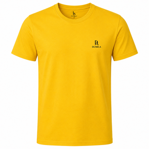 T-shirt Homme Uni 100% Coton Tricoté 180 Grammes Respirant Anti-boulochage Col Rond Manches Courtes Coupe Droite Décontractée - Product Image 1