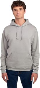 Sudadera con Capucha de Forro Polar Gris para Hombre, Corte Regular, Color Sólido, Informal, con Bolsillos, para Otoño - Product Image 5