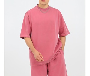Camiseta de Manga Corta para Hombre, Cuello Redondo, Diseño de Bloques de Color, Tejido de Punto, Estilo Casual, Corte Regular - Product Image 5