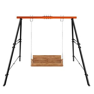 Columpio de Porche para Interiores y Exteriores con Estructura y Soporte para Silla Hamaca, Carga Máxima 550 Libras, para Entretenimiento en el Patio Trasero - Product Image 1