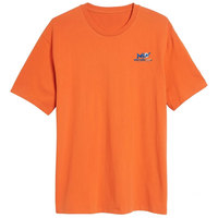 Kaos Premium Katun Tebal Ukuran Besar untuk Pria, Model Drop Shoulder, Regular Fit, Kerah Pendek, Lengan Pendek, Pakaian Jalanan Musim Panas, Ramah Lingkungan