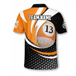 Chemise de billard personnalisée respirante grande taille avec tissu anti-humidité pour joueurs professionnels - Product Image 4