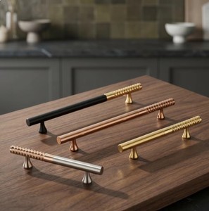 Solid Brass Heavy Duty Long Cabinet <b>Handle</b> Modern Drawer Pull for Doors Custom Finish Export Quality Supply - Product Image 2