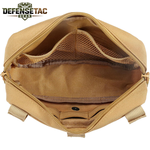 Chiến thuật Molle Admin Pouch ngang tiện ích công cụ tổ chức với Laser Cut thiết kế EDC Pouch túi với chúng tôi cờ vá và Keychain - Product Image 3