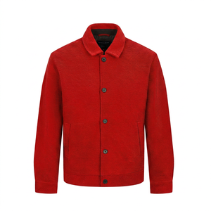 <b>Men's</b> <b>Canvas</b> Shirt <b>Jacket</b> Solid Color Hooded Zipper Casual Winter Wear Regular Fit Reversible - Product Image 3