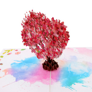 ขายดี3D น่ารักป๊อปงานฝีมือกระดาษรักจริงบัตรอวยพรเวียดนามทำมือพิมพ์ออฟเซ็ตปรับแต่งเองได้สำหรับตกแต่งบ้าน - Product Image 2