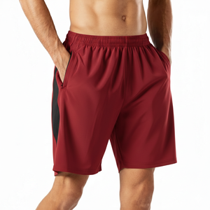 กางเกงขาสั้นกีฬาผู้ชายสำหรับเทนนิส บาสเก็ตบอล ออกกำลังกาย ยิม แห้งเร็ว น้ำหนักเบา ผ้าตาข่าย วิ่งได้ พร้อมป้ายโลโก้แบบกำหนดเอง - Product Image 3