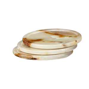 2026 New Wholesale <b>Marble</b> Onyx Drink Coasters Set Best Quality Modern Home Decor Kitchen Big Slab Antique - Product Image 5