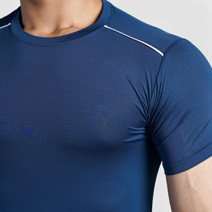 Wholesale Custom Logo Men's Half Sleeve Top Quality T-Shirts Quick Dry Breathable Eco-Friendly Comfortable Lightweight T-Shirts - Product Image 3