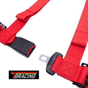 เข็มขัดนิรภัยสำหรับรถแข่ง 4 จุด ยี่ห้อ TBRACING รุ่น TUN402 ขนาด 2 นิ้ว พร้อมแผ่นรองนั่งเพื่อความสบาย บริการสี OEM ODM - Product Image 1