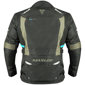 Veste de moto d'hiver pour homme en textile léger, ajustement réglable, protection contre les chocs, panneaux respirants, tissu durable - Product Image 3
