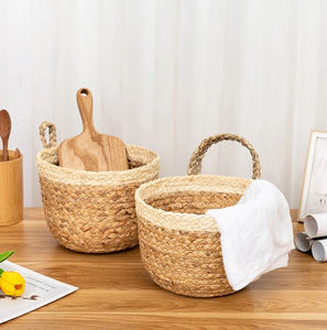 Seagrass Foldable Eco-Friendly <b>Hanging</b> Garden <b>Storage</b> <b>Baskets</b> Indoor/Outdoor Planter Stand with Flower Pot or Sundries <b>Storage</b> - Product Image 1