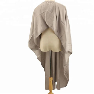 Cape de coiffure personnalisable à manches longues en pongé, durable, confortable, professionnelle pour salon, coupe de cheveux, coloration, coiffage - Product Image 4