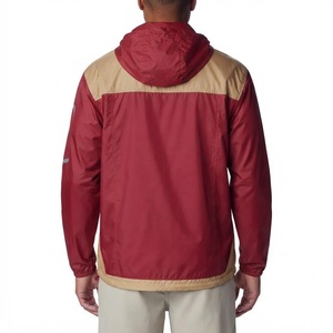 Chaqueta Cortavientos con Capucha para Hombre, Diseño de Bloques de Color, Ligera, Informal, para Exteriores, Resistente al Viento, para Otoño y Primavera - Product Image 5