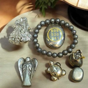Best New Arrival Bulk Supply Gemstone Pyrite Money Magnet Wealth Attraction Combo Crystal Kit Healing Love Portable Carved - Product Image 4