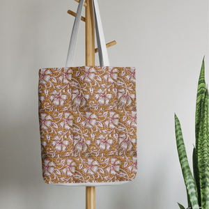 Sac à bandoulière imprimé à motifs floraux magnifiques, en coton doux et luxueux, durable, sac à main imprimé tendance pour femmes - Product Image 3