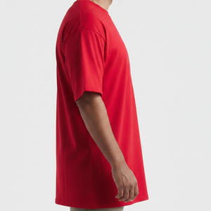 250gsm Drop Shoulder Heavyweight T-shirt Luxury Blank Heavy Cotton Streetwear Oversized <b>Tshirts</b> Men's Custom <b>Baggy</b> Solid Tee - Product Image 4