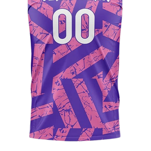 Maillot de football 7v7 pour garçons, sans manches, à capuche, uniformes d'équipe personnalisés, impression géométrique sublimée, nom et numéro du joueur - Product Image 5
