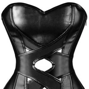 Corsé de cuero cómodo de talla grande para venta en línea, nuevo estilo, tops para mujer, corsé de cuero para la cintura - Product Image 4