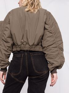 โรงงาน OEM ผลิตตามสั่ง ออกแบบใหม่ เสื้อแจ็คเก็ตบอมเบอร์ผู้หญิงแบบรูช ซิปหน้า ผลิตจากโพลีเอสเตอร์ 100% - Product Image 4