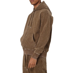 Pas cher prix 100% coton lavage à l'acide sweats à capuche hommes pull vêtements de rue surdimensionné Vintage lavé à capuche par BS 2026 - Product Image 4
