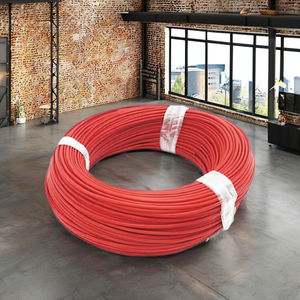 Câble de chauffage sans joint sous plancher, isolé en PTFE, à double noyaux chauffants, gaine extérieure en PVC, pour usage intérieur - Product Image 1