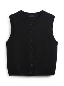 Chaleco de Punto sin Mangas para Mujer, Color Sólido, Cierre de Botones, Cuello Redondo, Suéter para Uso Diario, Alta Calidad, Personalizado - Product Image 2