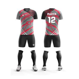 Conjunto de Uniforme de Fútbol Transpirable de Alta Calidad, Jersey de Manga Corta de Secado Rápido, Logotipo Personalizado, Precio Competitivo, Venta al Por Mayor OEM - Product Image 6