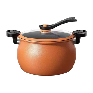 Olla a presión de alta resistencia diseñada para una cocción segura, rápida y conveniente con una construcción duradera de acero inoxidable. - Product Image 1