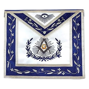 Tablier maçonnique écossais brodé à la main, haute qualité, sur mesure, 2025, bleu, rouge, blanc, or, tabliers personnalisés brodés - Product Image 1