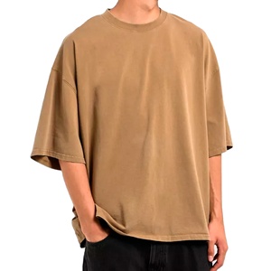 Camisetas de Gran Tamaño para Hombre, 100% Algodón Tejido, Transpirables, Personalizables con Impresión, Opciones de Tallas Grandes, Alta Calidad, Venta al Por Mayor - Product Image 1