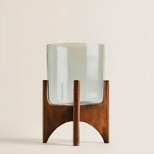 Best Price High Quality Decorative Wooden <b>Candle</b> Stand Hand Crafted Wood <b>Candle</b> Holders for Living Room Table ware <b>Candle</b> Stand - Product Image 2