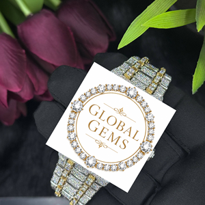 Luxury Square Quartz 20mm Leather Strap <b>Skeleton</b> Moissanite <b>Watch</b> | Fashion Iced Out Presidential | Wholesale Diamond Tester - Product Image 2