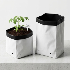 OVERSEAS <b>Plastic</b> Hydroponic Grow Bags (Black/White)-Durable High Temp Resistant 1000mL Capacity 5-Year <b>Shelf</b> Life - Product Image 5