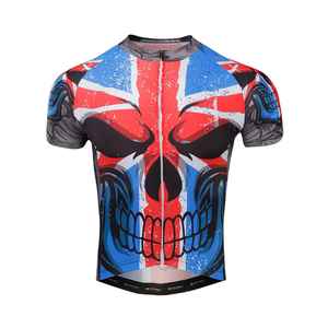 Tenue de cyclisme sur mesure de haute qualité pour hommes, vêtements respirants à manches courtes avec logo personnalisé, taille adulte. - Product Image 3