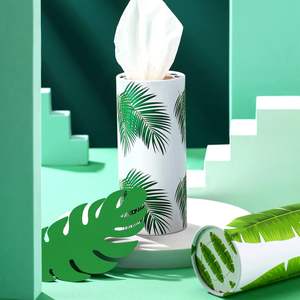 Mouchoirs en papier pour le visage en bambou écologiques, 3 plis, tube de mouchoirs portable pour voiture, fournisseur et fabricant de mouchoirs de voyage pour voiture - Product Image 3