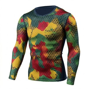 Camiseta de Compresión de Manga Larga para Hombre, para BJJ y MMA, Ropa de Entrenamiento de Grappling, Alta Elasticidad, Estilo USA y Europa - Product Image 4