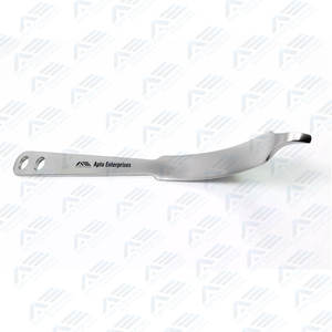 Instrumento Quirúrgico Ortopédico Manual Curvo Tipo Palanca para Huesos, Retractor de Gancho de 20 mm, Instrumento Quirúrgico Hohmann - Product Image 2