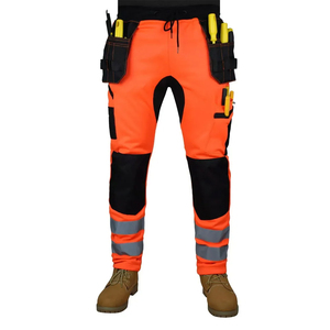 Pantalon cargo d'hiver en toile de haute qualité pour homme, style hip-hop, pour le jogging/la course, avec poches, 100% coton biologique - Product Image 1