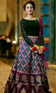 Tenue de mariée de luxe colorée, Lehenga de mariage pakistanais, vêtements de mariage indiens et pakistanais traditionnels, ensembles richement brodés - Product Image 6