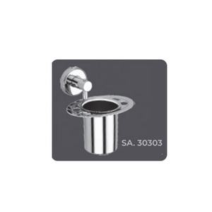 Porte brosse à dents moderne en acier inoxydable Support de rangement de salle de bain de haute qualité pour la maison ou l'hôtel - Product Image 1