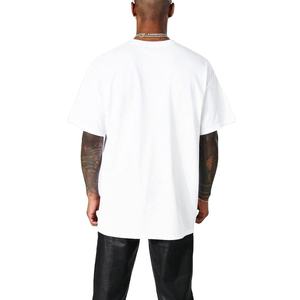 T-shirt homme à manches courtes, impression sérigraphique personnalisée, logo sur mesure, coupe ample, pour la vente en ligne - Product Image 3