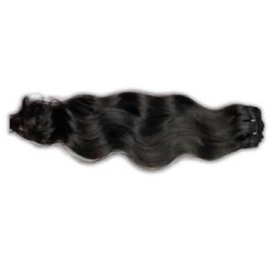 Extensiones de Cabello Humano con Clip, Cabello Remy Indio, Doble Trama, Hechas a Máquina, Onduladas, Color Negro, 100 Gramos, 34 Pulgadas - Product Image 2