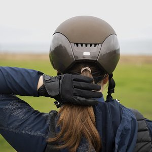 Leather Anti Slip Riding Gloves Breathable Grip Flexible Durable Lightweight Stylish Secure <b>Equestrian</b> Outdoor Training Use - Product Image 4