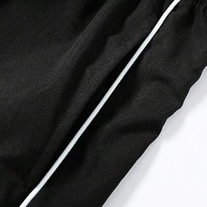 Pantalon cargo léger et ample en nylon pour homme, personnalisé, avec broderies, taille élastique, idéal pour l'été - Product Image 2